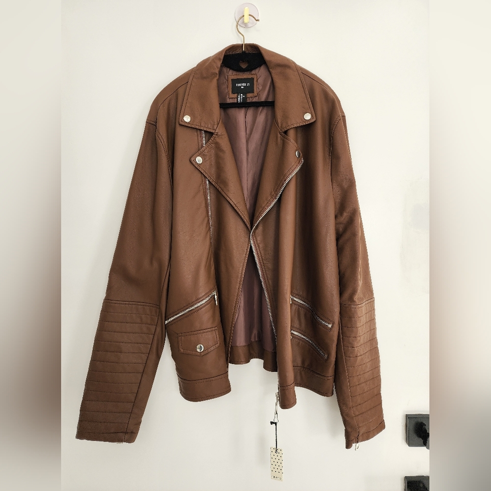 Men leather jacket